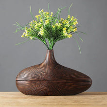 Lade das Bild in den Galerie-Viewer, Njord Wood Vase Classic Resin Design
