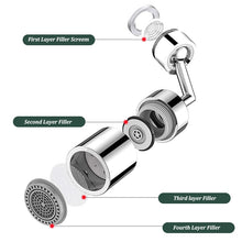 Lade das Bild in den Galerie-Viewer, Rotable Tap 720° - Schwenkbarer Wasserhahn Adapter
