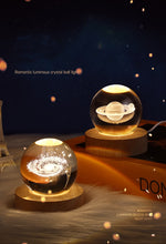 Lade das Bild in den Galerie-Viewer, Crystal Ball I LED Solar System 3D Galaxy Kugel
