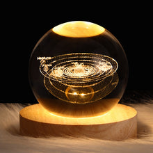 Lade das Bild in den Galerie-Viewer, Crystal Ball I LED Solar System 3D Galaxy Kugel
