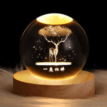 Lade das Bild in den Galerie-Viewer, Crystal Ball I LED Solar System 3D Galaxy Kugel
