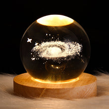 Lade das Bild in den Galerie-Viewer, Crystal Ball I LED Solar System 3D Galaxy Kugel
